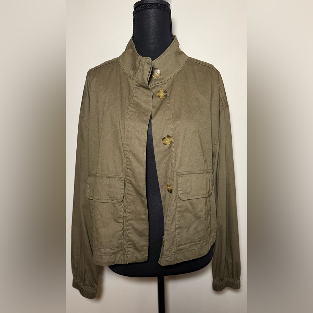 Old Navy Women’s Olive Green Utility Jacket S